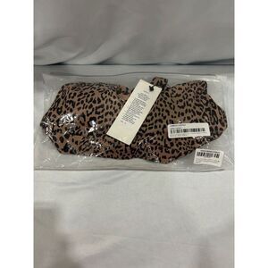 Sweat & Milk Venice 3 Full Coverage Nursing & Pumping Sports Bra Brown Leopard